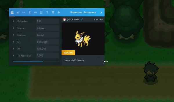 PokeMMO HUD redesign concept : r/pokemmo